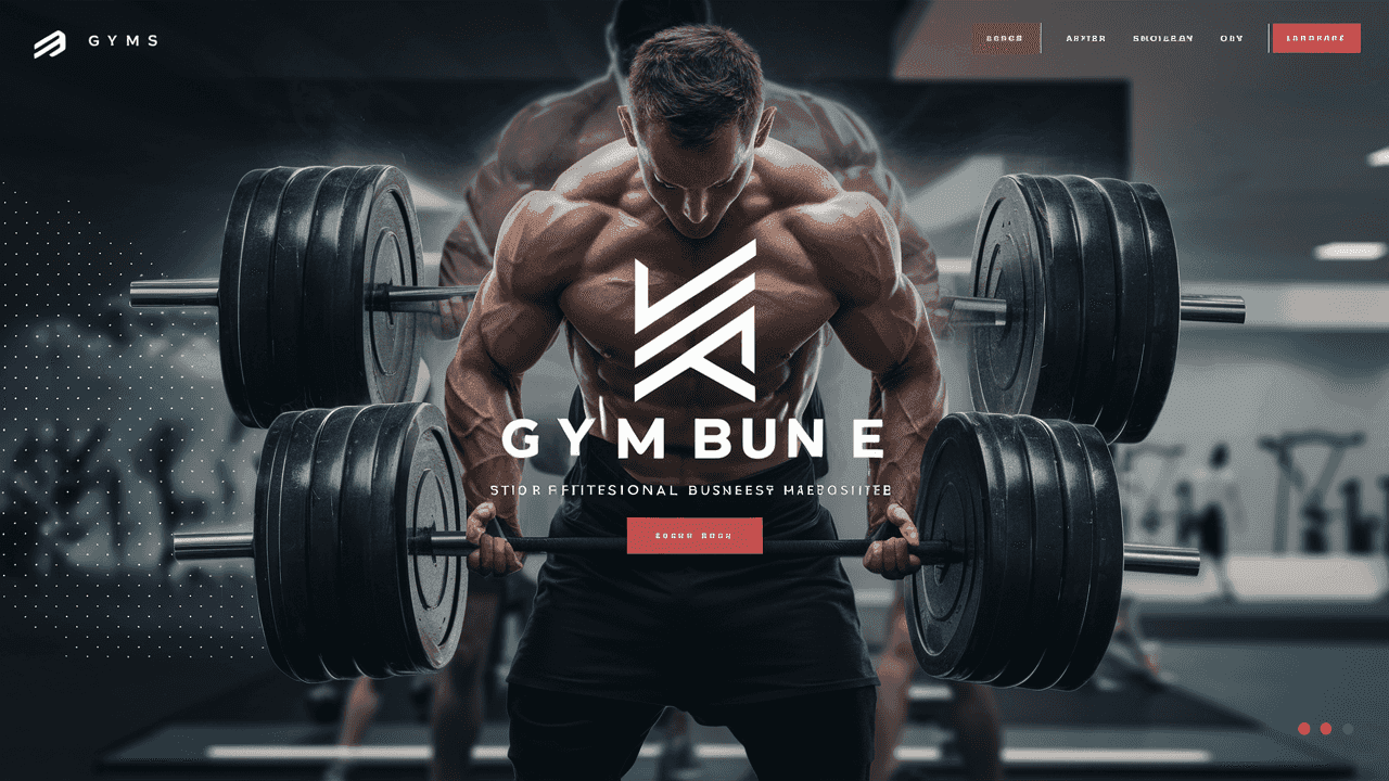 Gym Website Showcase